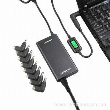 70W Ultra-slim Universal Laptop AC Adaptor with Highlight LCD Display for Lenovo, Samsung